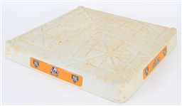 2010 New York Rangers Texas Rangers Yankee Stadium ALCS Game 3 Used 3rd Base (MEARS LOA/MLB Hologram)