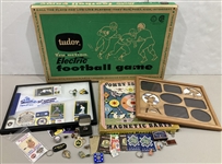 1960s-1990s Baseball Bats, Framed Prints, Football Game & more (Lot of 40+)