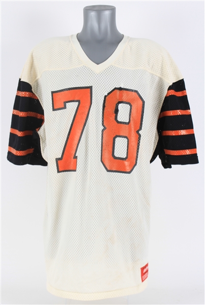 1986 Kevin Coupe Princeton Tigers #78 Game Worn Football Jersey (MEARS LOA)