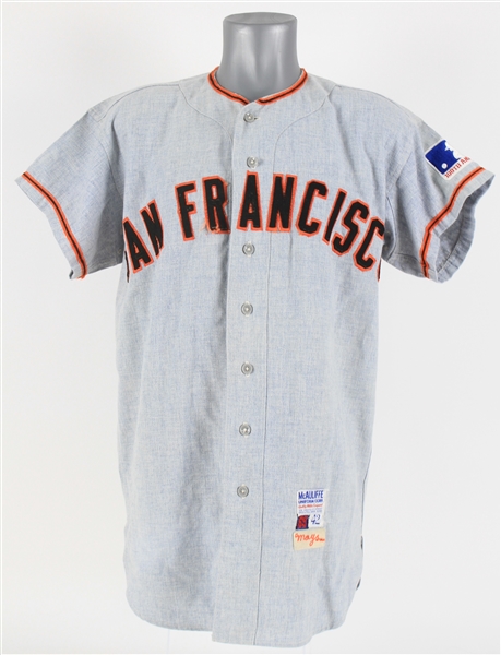 1969 Willie Mays San Francisco Giants Salesman Sample Road Jersey 
