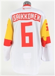 2010's Tobias Saikkonen #6 Jesters Game Worn Finnish Hockey Jersey (MEARS LOA)