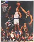 2018-20 Allonzo Trier New York Knicks Signed 16" x 20" Canvas Print (JSA)