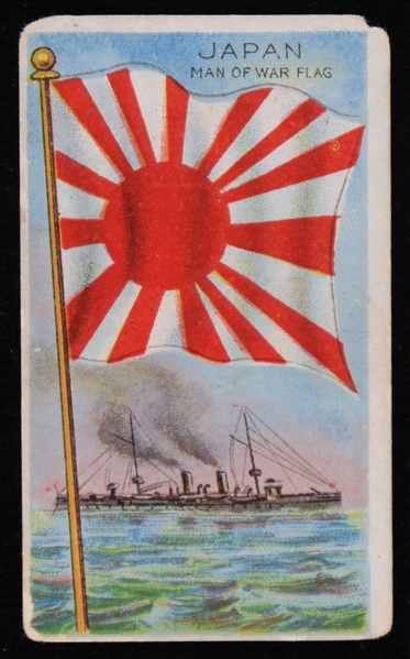 1910-1911 Sweet Caporal Little Cigars T59 Flags of our Nation Japan Trading Card