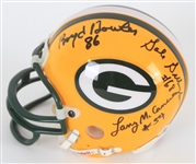 1995 Green Bay Packers Multi Signed Mini Helmet w/ 5 Signatures Including Larry McCarren, Boyd Dowler, Gale Gillingham & More (JSA)