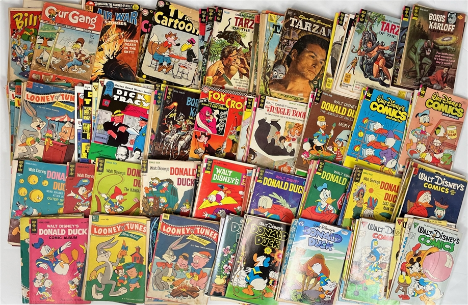 1940s-1980s Walt Disney Comics, Donald Duck, Dick Tracy and more (Lot of 175+)