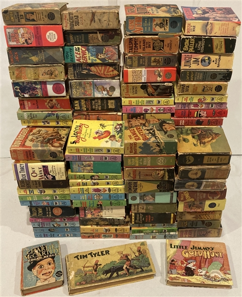 1940s-1980s Gene Autry The Lone Ranger Donald Duck Captain Midnight Space Ghost Dick Tracy and More 3"x4" Hardcover and Softcover Books (Lot of 125+)