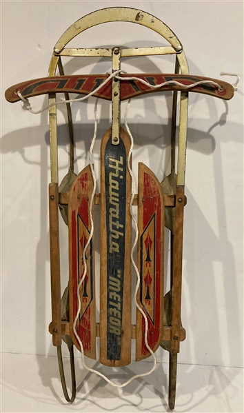 1950s-1960s Vintage Hiawatha Meteor Sled 