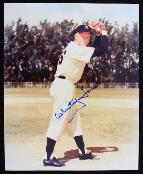 1950-1967 Whitey Ford (d.2020) New York Yankees Autographed 8"x10" Color Photo (JSA)