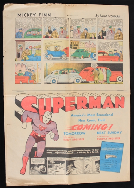 1940 Des Moines Sunday Register 16 page Comic Section