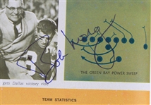 1967 Green Bay Packers Kansas City Chiefs Multi Signed Super Bowl I Los Angeles Coliseum Game Program w/ 5 Packer Signatures (JSA) 