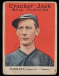 1915 Eugene Packard Kansas City Federals Cracker Jack #142 Baseball Trading Card