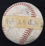 1973 Milwaukee Brewers Cleveland Indians OAL Cronin County Stadium Game Used Baseball (MEARS LOA)