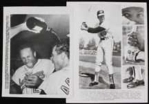 1966 Frank Robinson Baltimore Orioles Wire Photos - Lot of 2