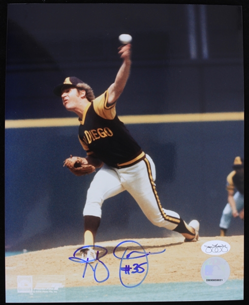 1973-1980 Randy Jones San Diego Padres Autographed 8"x10" Color Photo *JSA*