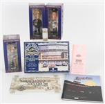 1996-2001 Milwaukee Brewers Memorabilia Collection - Lot of 8 w/ Miller Park Groundbreaking Dirt, MIB Bobbleheads & More 