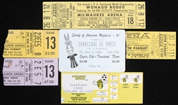 1969-1983 Milwaukee Does Chicago Sting and Other Ticket Stubs (Lot of 6)