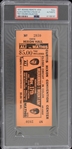 1971 Muhammad Ali Buster Mathis Closed Circuit Viewing Full Ticket (PSA Slabbed Full Authentic) Troy Kinunen Collection