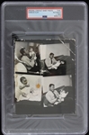 1960s Muhammad Ali World Heavyweight Champion 4.5" x 5.5" Original Type I Contact Sheet Photo (PSA Slabbed) Troy Kinunen Collection