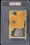 1960 Rome Olympics Boxing Ticket Stub (PSA Stub FR 1.5) Troy Kinunen Collection