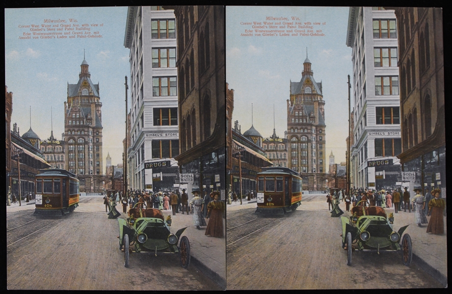 1900s City of Milwaukee Colored Postcards (Lot of 2)