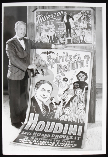 1961 Houdini 7x9 B&W Photo