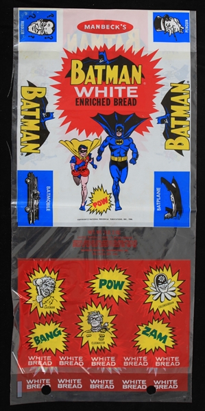1966 Manbecks Batman White Enriched Bread Reusable Bag