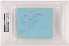 1929 Douglas Fairbanks Sr. Taming of the Shrew Signed Album Page (PSA/DNA Slabbed)