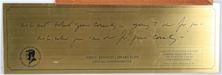 1960's John F. Kennedy 35th President of the United States Memorabilia - Lot of 4 w/ Etchings & Artist Signed Likeness