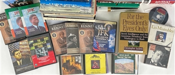 1960s-2000s John F Kennedy Books, DVDs and more (Lot of 100+)