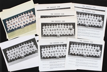 1963 Chicago Cubs 8" x 10" Team Photo Collection - Lot of 42