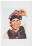 Yogi Berra New York Yankees 14x17 signed lithograph (JSA)