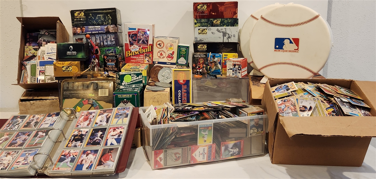1987-present Star Wars and Star Trek Cards, Books, Figures & more 