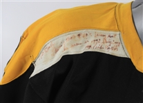1972-1974 Bobby Orr Boston Bruins Game Worn Notated Provenance Hockey Jersey (MEARS A8) JSA Letter Verifying Harry Sinden Autograph