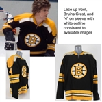 1972-1974 Bobby Orr Boston Bruins Game Worn Notated Provenance Hockey Jersey (MEARS A8) JSA Letter Verifying Harry Sinden Autograph