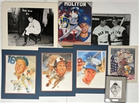 1970s-90s Baseball Poster Lithograph Framed Photo Collection - Lot of  24 w/ Babe Ruth, Lou Gehrig, Ted Williams, Stan Musial & More