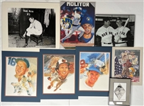 1970s-90s Baseball Poster Lithograph Framed Photo Collection - Lot of  24 w/ Babe Ruth, Lou Gehrig, Ted Williams, Stan Musial & More