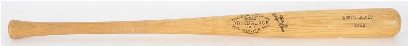 1952 Johnny Sain New York Yankees Adirondack Professional Model World Series Bat (MEARS LOA)