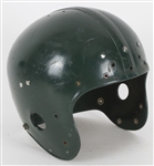 1960s Green Wilson F2000 Game Used Padded Suspension Football Helmet