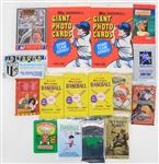 1980s-90s Unopened Trading Cards Packs - Lot of 15 w/ 1981 Topps Giant, Star Trek 25th Anniversary, Pocahontas & More 