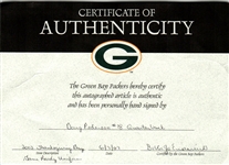 2003 Doug Pederson Green Bay Packers Signed Thanksgiving Day Game Prepared Jersey (MEARS LOA/JSA/Packers COA)
