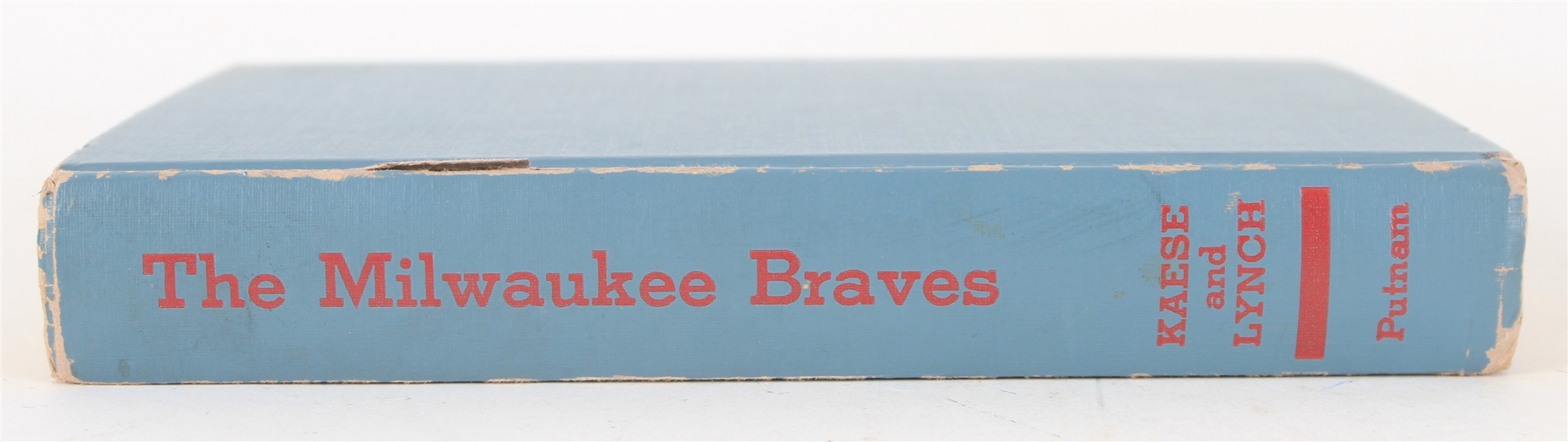 1956-57 Milwaukee Braves Team Signed Hardcover Book w/ 19 Signatures Including Hank Aaron, Eddie Mathews, Warren Spahn & More (JSA)
