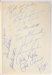 1956-57 Milwaukee Braves Team Signed Hardcover Book w/ 19 Signatures Including Hank Aaron, Eddie Mathews, Warren Spahn & More (JSA)
