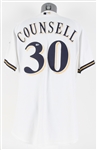 2008 Craig Counsell Milwaukee Brewers Game Worn Home Jersey (MEARS A10/MLB Hologram) The MLB Hologram indicates that this Jersey was worn during the 2008 NL Division Series in Milwaukee