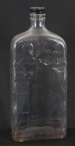 1900s John L. Sullivan World Heavyweight Champion One Quart Whiskey Bottle