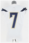 2017 Cardale Jones Los Angeles Chargers Road Jersey (MEARS LOA)