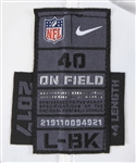 2017 Cardale Jones Los Angeles Chargers Road Jersey (MEARS LOA)