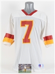 1984-85 Joe Theismann Washington Redskins Signed Jersey + 4" x 6" Photo (JSA)