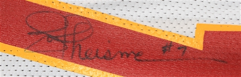 1984-85 Joe Theismann Washington Redskins Signed Jersey + 4 x 6 Photo (JSA)
