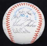 1982 Kansas City Royals Team Signed OAL MacPhail Baseball w/ 22 Signatures Including George Brett, Hal McRae, Vida Blue & More (JSA) 