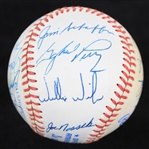 1983 Kansas City Royals Team Signed OAL MacPhail Baseball w/ 19 Signatures Including George Brett, Gaylord Perry, Willie Wilson & More (JSA)